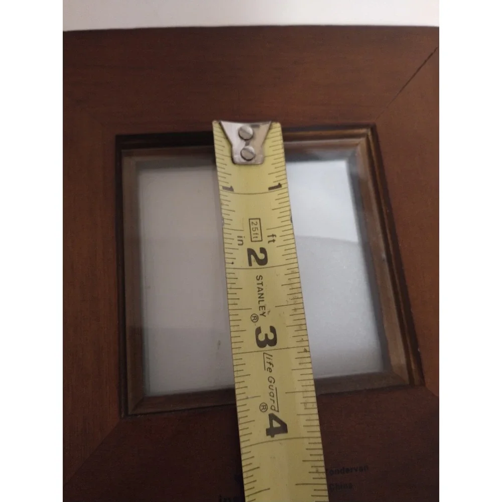 Vintage Zondervan Psalm 118:24 Religious Wood Picture Frame Silver Inset 8x8